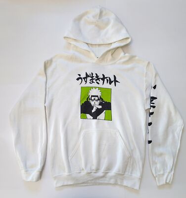Shonen Jump S White Pullover Hoodie Naruto Shipudden | eBay