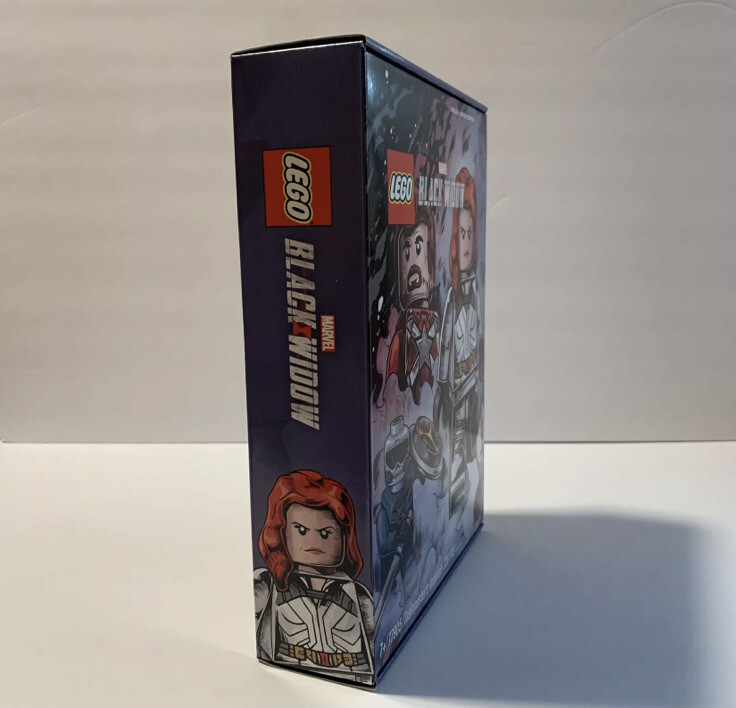 black widow comic con lego