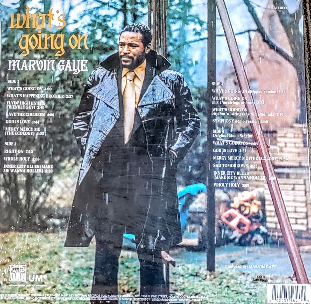 MARVIN GAYE WHAT'S GOING ON - 180 GRAM VINYL 2 LP SET 