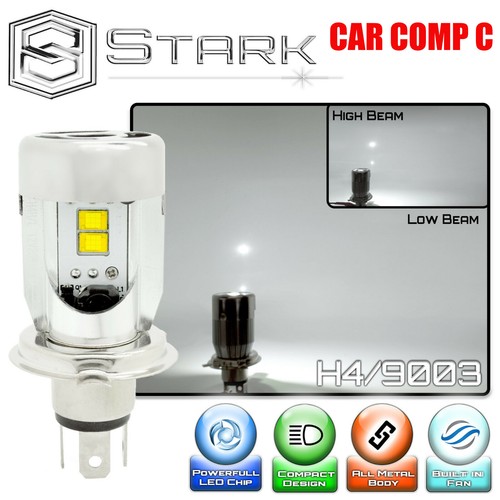 H4 9003 True 25W 2800LM New Flip Chip LED Motorcycle Headlight Dual Hi Lo Bulb - Bild 1 von 6