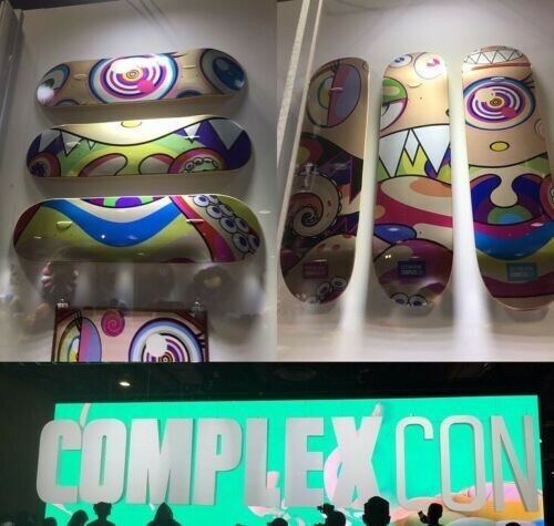 Murakami Complexcon - Face Eyes Mouth - Dobtopus - Skate Deck Set of 6 Complete! - Picture 1 of 3