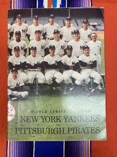 1960 WORLD SERIES Program PITTSBURGH PIRATES vs NEW YORK Yankees MANTLE CLEMENTE - 第 1/11 張圖片