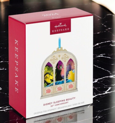 Hallmark 2024 Disney SLEEPING BEAUTY 65th ANNIVERSARY Ornament ~ NMIB