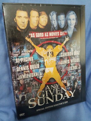 Any Given Sunday SPECIAL EDITION DIRECTOR'S CUT BRAND NEW SEALED RARE PROMO DVD