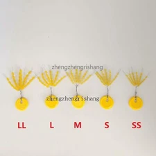 300Pcs/10Pack  Fishing Bobber Stoppers Oval Float Stop Stoppers Bead Sinker