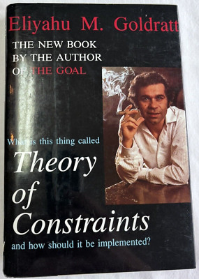 THEORY OF CONSTRAINTS BY ELIYAHU M. GOLDRATT 1990 HARDCOVER