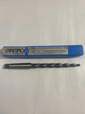 Champion Cutting Tool Corp NEW Spiral Flute Taper Shank Bridge Reamer 11/16 