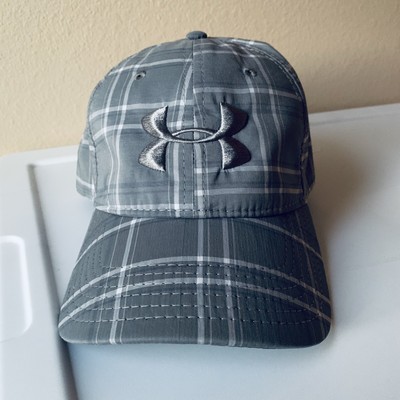 plaid under armour hat