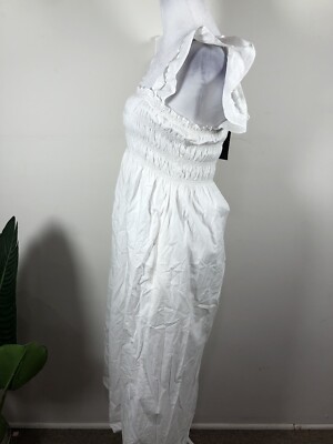 FRENCH CONNECTION Linen White Organic Cotton SIZE-6 COLOUR-WHITE | eBay