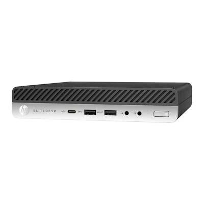 HP EliteDesk 800 G3 Mini i7-7700 3.6GHz 8GB RAM 256GB NVMe SSD Windows 10 PC - Image 1 of 4