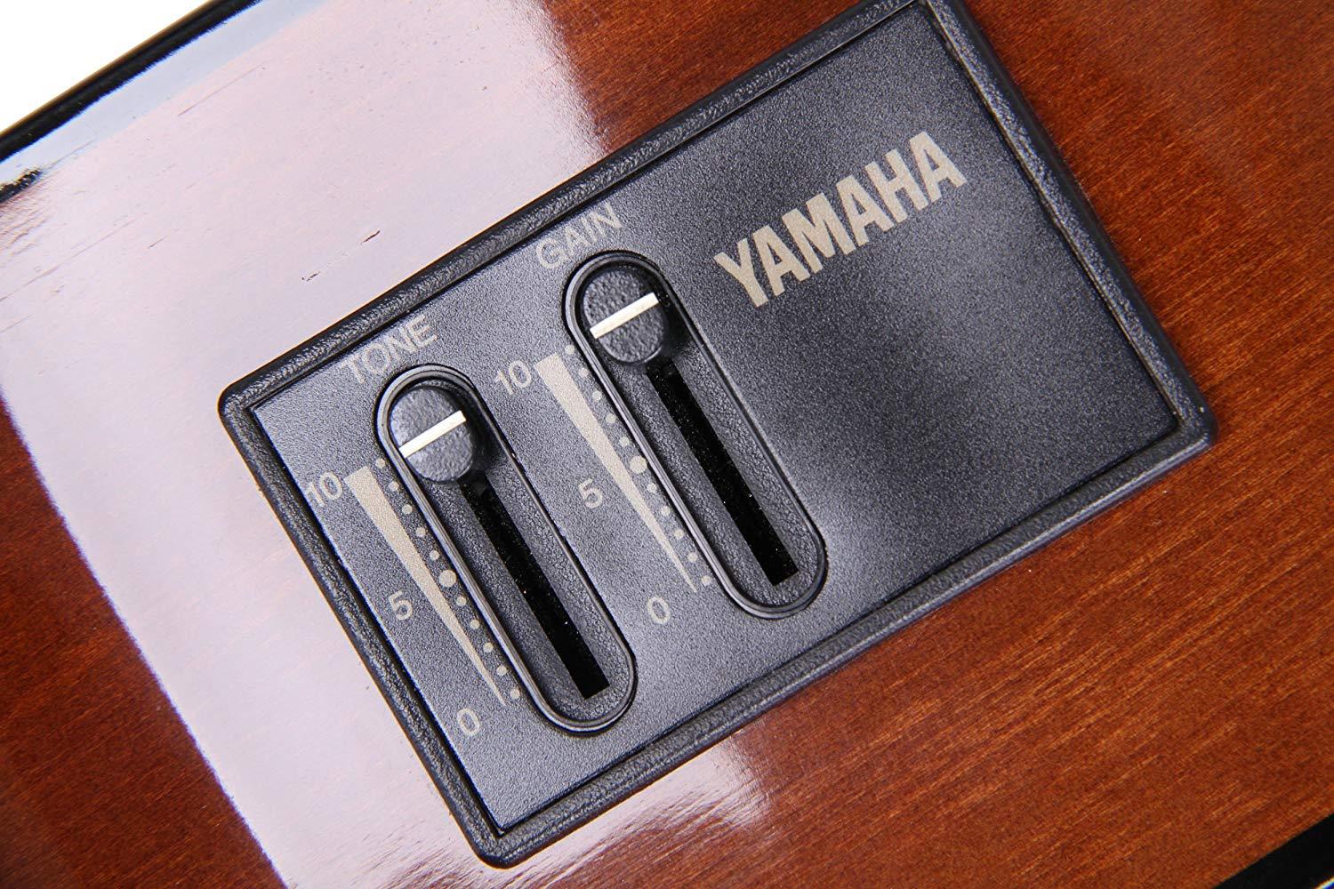 YAMAHA CX40 II CHITARRA CLASSICA AMPLIFICATA CON BORSA CAVO CORDE PLETTRI CX 40 foto 4