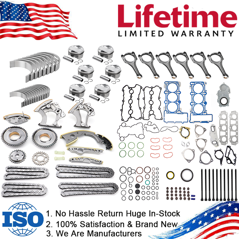 Audi VW 3.0L V6 Engine Rebuild Timing Kit for A4 S4 A6 SQ5 Q7 Touareg