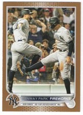 Aaron Judge 2022 Topps #399 Fenway Park Fireworks New York Yankees 1978/2022