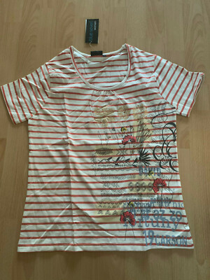   TOP T-Shirt BLUE SEVEN WOMEN Gr. 38-48 beige/orange NEU 