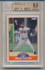 1989 Score Bruce Sutter (HOF) (All 9.5 sub grades) (#425) BGS9.5 BGS