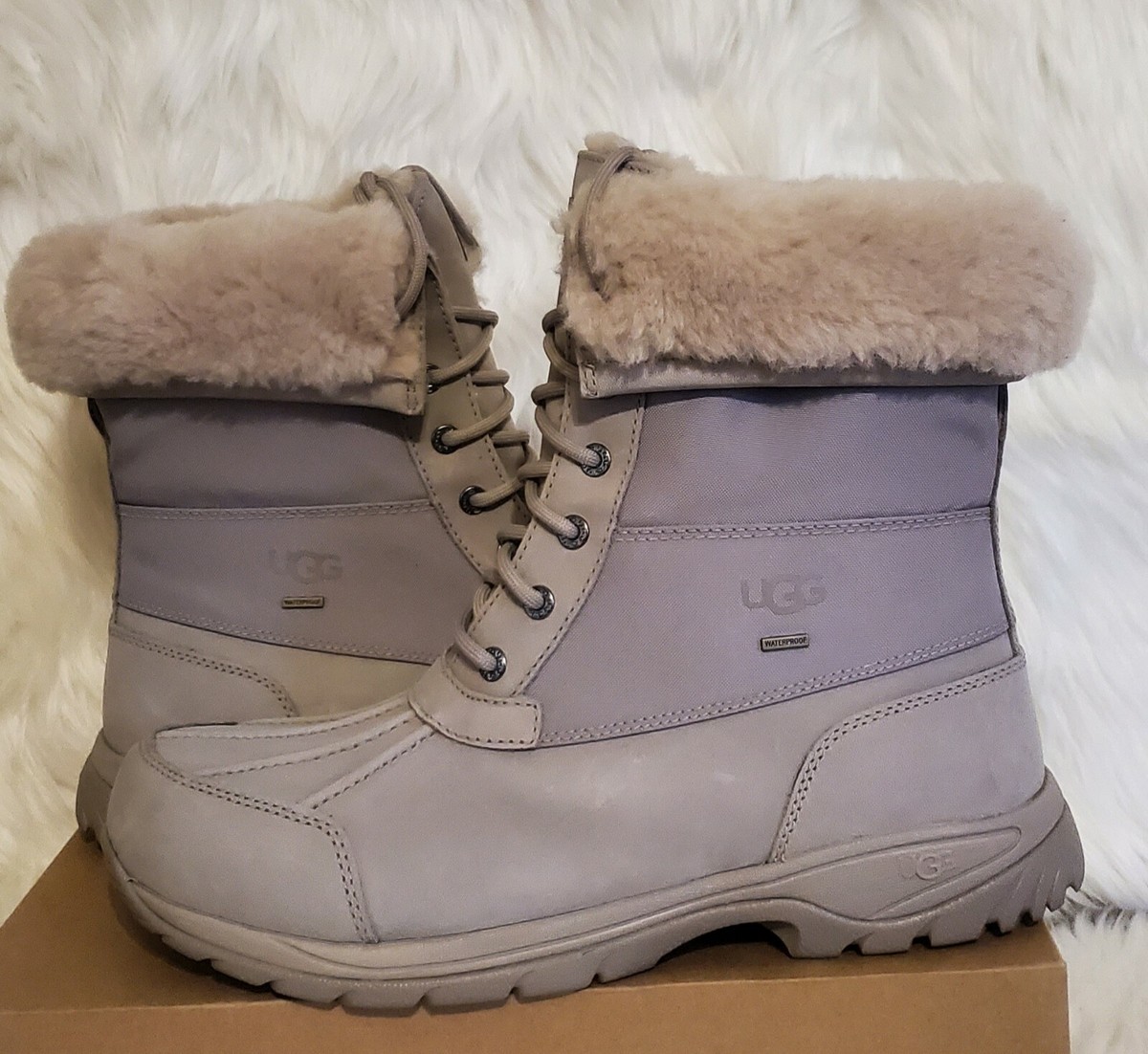 UGG BUTTE MONO WATERPROOF LEATHER WINTER SNOW BOOTS, MEN display picture 2