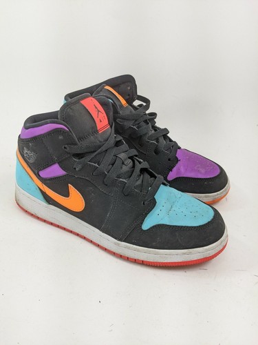 nike air jordan 1 mid gs multicolor