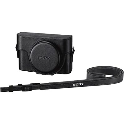 SONY Camera Jacket Leather Case for RX100 Series Black LCJ-RXK BC  NEW