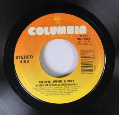 Soul 45 Earth, Wind & Fire - System Of Survival (With Narration) / Writing On Th