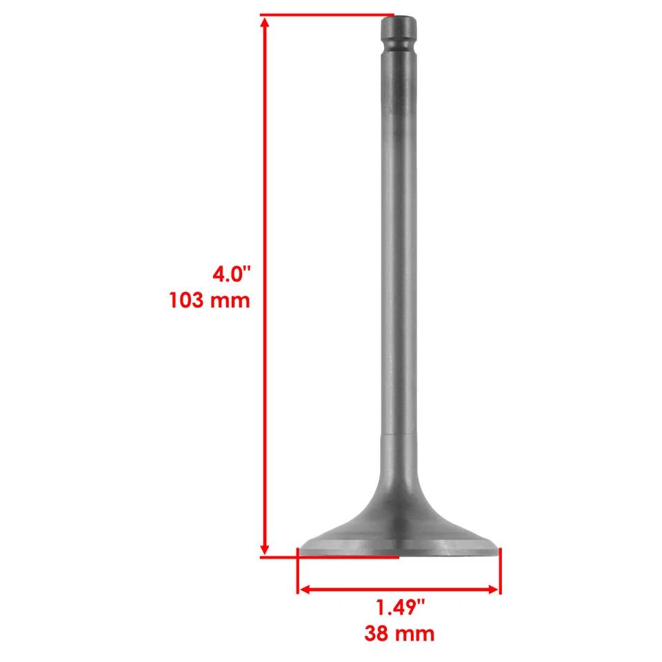 Válvula de admisión para Yamaha Big Wheel 350 Bw350 1987 1988 Foto 2 de 4