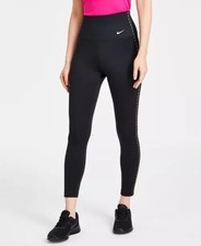 Nike Women's Therma-FIT One High-Waisted 7/8 Leggings Black Size Small Brand New