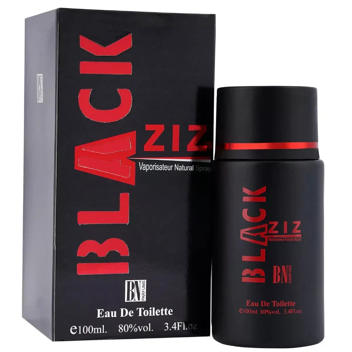 BN Parfums ZIZ Black Men 100ml3.4oz Lasting Eau De Perfume Elegant