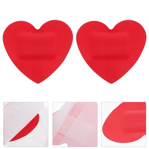 12 Pcs Breathable Heart Shaped Bandage Bandages Love Heartshaped eBay