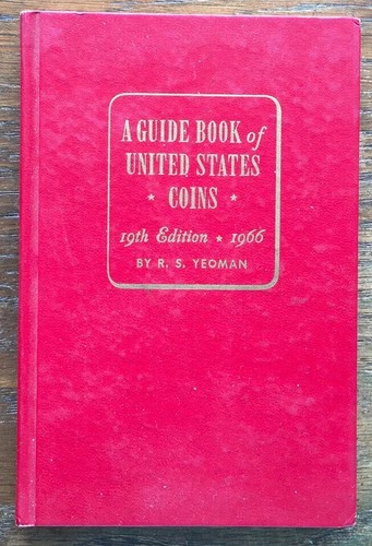 1966 Red Book A Guide Book of United States Coins Price Guide 19th Edition!