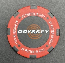 Odyssey Poker Chip Putter Golf Ball Marker Red