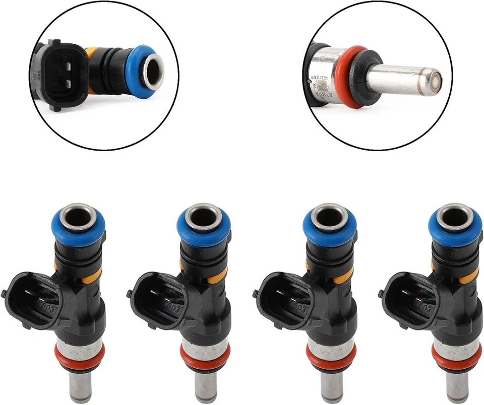 x4 NUEVO INYECTOR DE COMBUSTIBLE BOSCH GENUINO para Mitsubishi Outlander Sport 2011-2013 2,0 L Foto 4 de 4