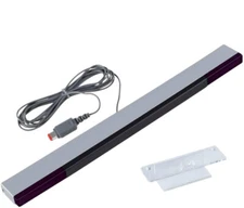 Nintendo RVL014 Original Wii Sensor Bar - Silver - tested - Just sensor!