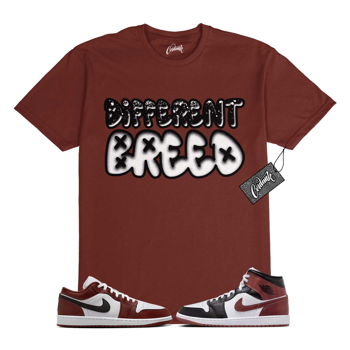 1 Maglietta Dark Pony Bianco Nero Match DBREED