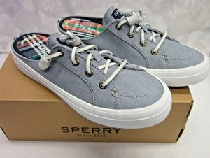 sperry crest vibe mule canvas