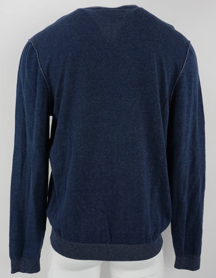 New Report Collection Mens Sizes XL / 2XL Blue Cotton Knit Light Crew Sweatshirt - Image 2 of 4
