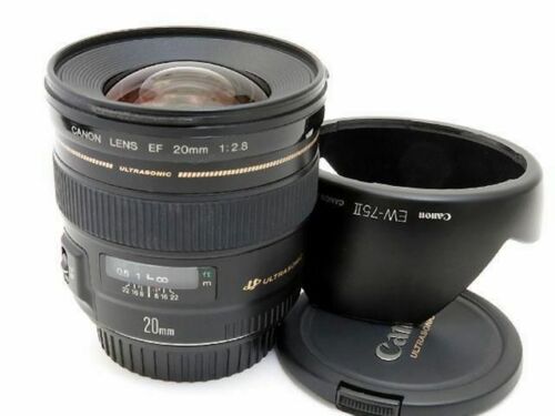 Canon Ef 20mm F2.8 USM Af Ultra Ampio Angolo Primo Lente Eccellente Da Japan F / - Bild 1 von 3