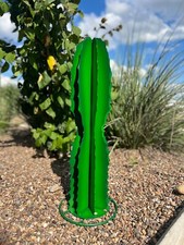 Myrtle Cactus Green - Metal Yard Art, Garden Decor, Outdoor  Indoor Metal Decor