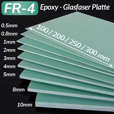 GFK Platten FR4 Epoxy - Platte Glasfaser Platte 0.5mm 0.8mm 1mm to 30mm Dicke