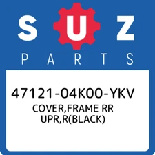 47121-04K00-YKV Suzuki Cover,frame rr upr,r(black) 4712104K00YKV, New Genuine OE