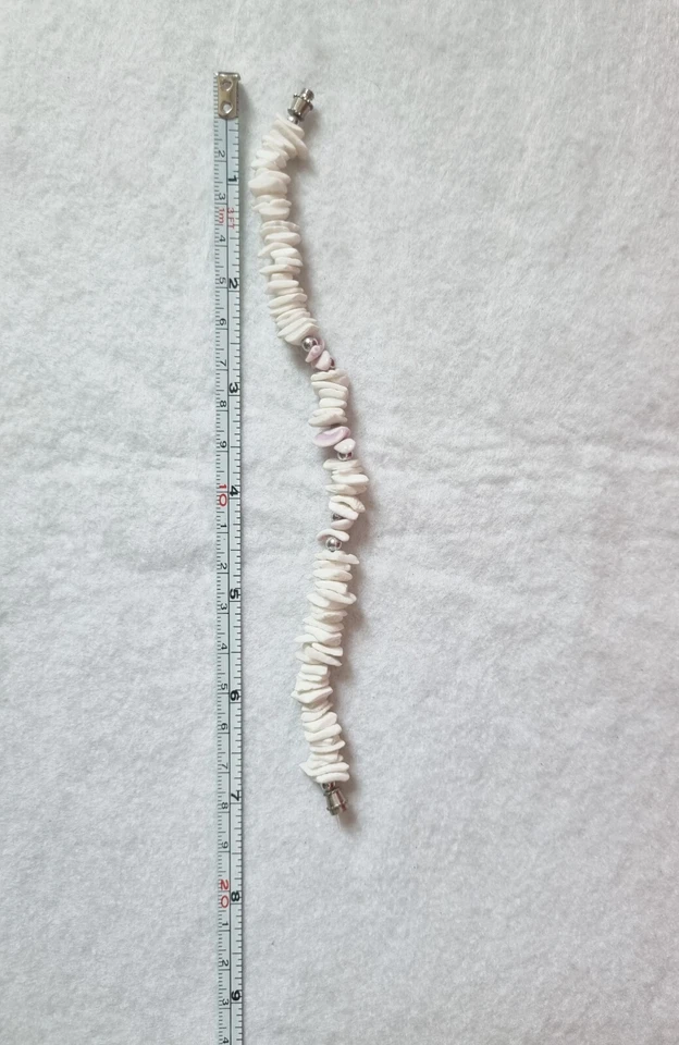 Natural Shell Conch Bracelet Cuff White Purple Casual Summer Beach BOHO Vintage - Image 3 of 4