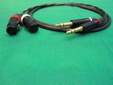 Canare MR202-2AT 2 Channel Studio Snake Cable, XLR-F to 1/4" TRS-M , 3 Ft.