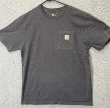 🔥 Carhartt • Original Fit Chest Pocket Tee Shirt Gray Short Sleeve • Men’s Sz M