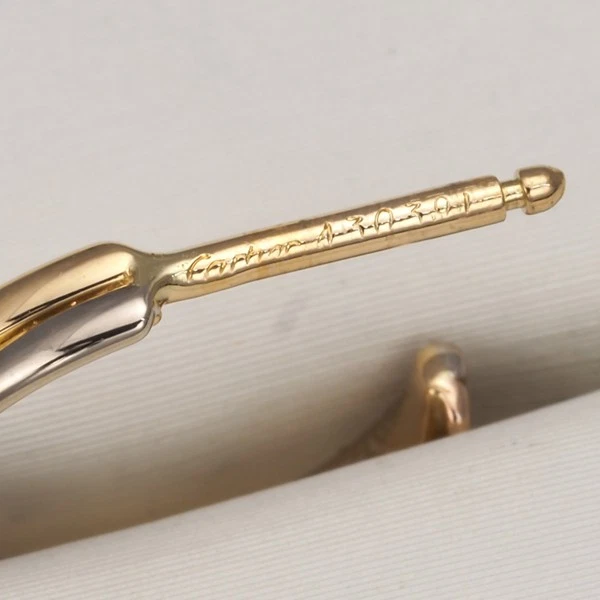 正品卡地亚耳环 Trinity 3 色环单 18K YG/WG/RG  — 第 3/4 张图片