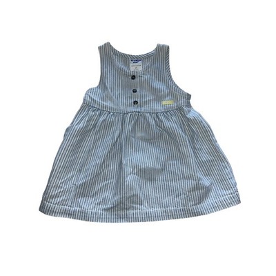 OshKosh B'Gosh Vintage Blue Jumper Dress Girls 2T USA