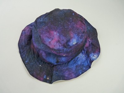 Fischerhut Anglerhut mit Galaxy Planeten Print