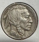 1935D US Buffalo Nickel! "Denver" Mint! Choice Fine! Old US Coin!
