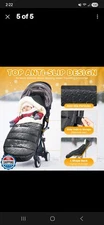 IvyWind Stroller Footmuff, Adjustable Length Baby Winter Stroller ... No Bag