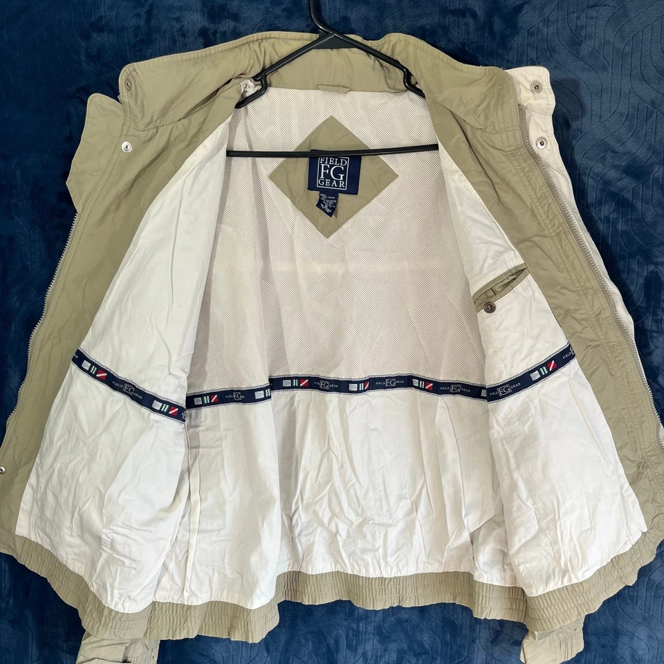 Vintage 90s Field Gear Nylon Performance Jacket With hood Mens Size XL - Image 4 of 4