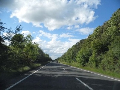 Photo 6x4 The A509 Bozeat bypass  c2017