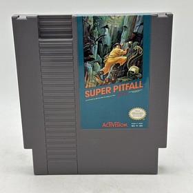 Super Pitfall NES Nintendo In Box + Dust Cover & Foam No Manual - CLEAN TESTED