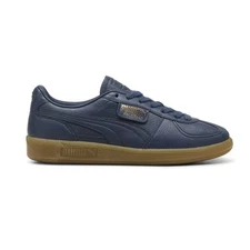 PUMA Palermo Premium Lace Up  Mens Blue Sneakers Casual Shoes 39724602